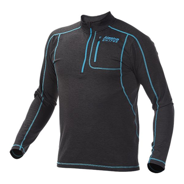 Термосветр Alaska Half-Zip 240 g -ZIP Grey