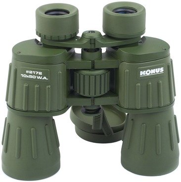 Бінокль Konus Army 10x50 WA (армійський, олива)