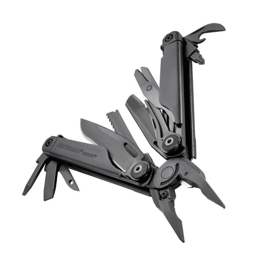 Мультиінструмент LEATHERMAN Surge BLACK, синтетичний чохол, картонна коробка. Фото 3