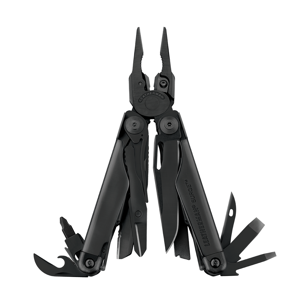 Мультиінструмент LEATHERMAN Surge BLACK, синтетичний чохол, картонна коробка