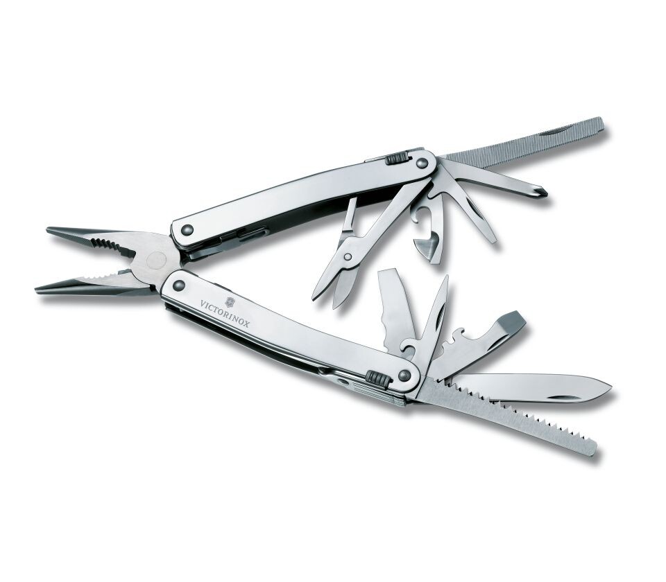 Мультитул Victorinox SwissTool Spirit в шкіряному чохлі. Фото 2