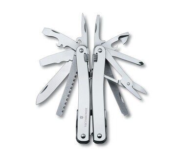 Мультитул Victorinox SwissTool Spirit в шкіряному чохлі