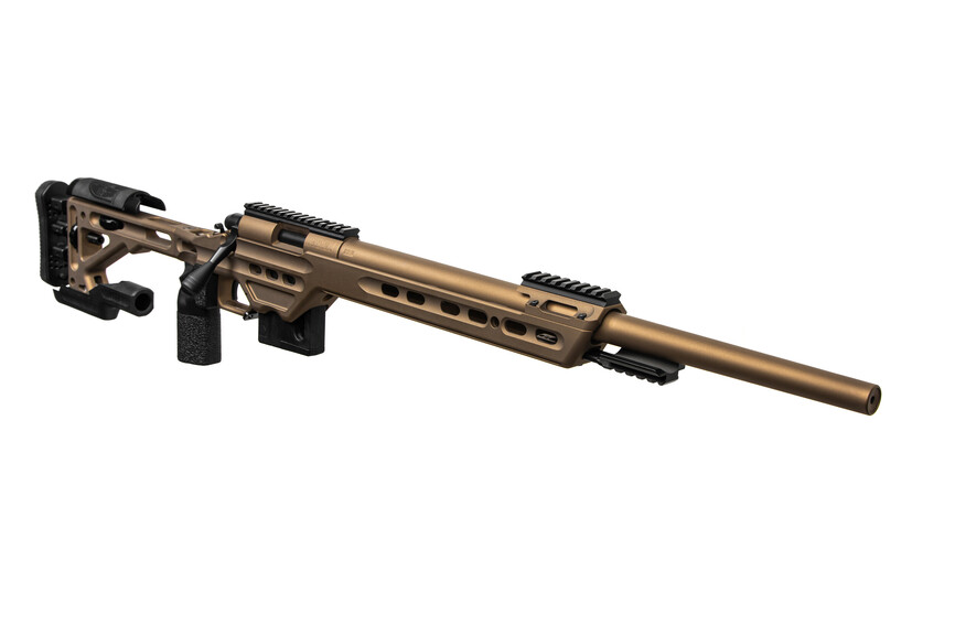 Карабін нарізний VUDOO V22 22LR RH BARRELED ACTION 22'' MTU BROWN MPA BA BROWN. Фото 2