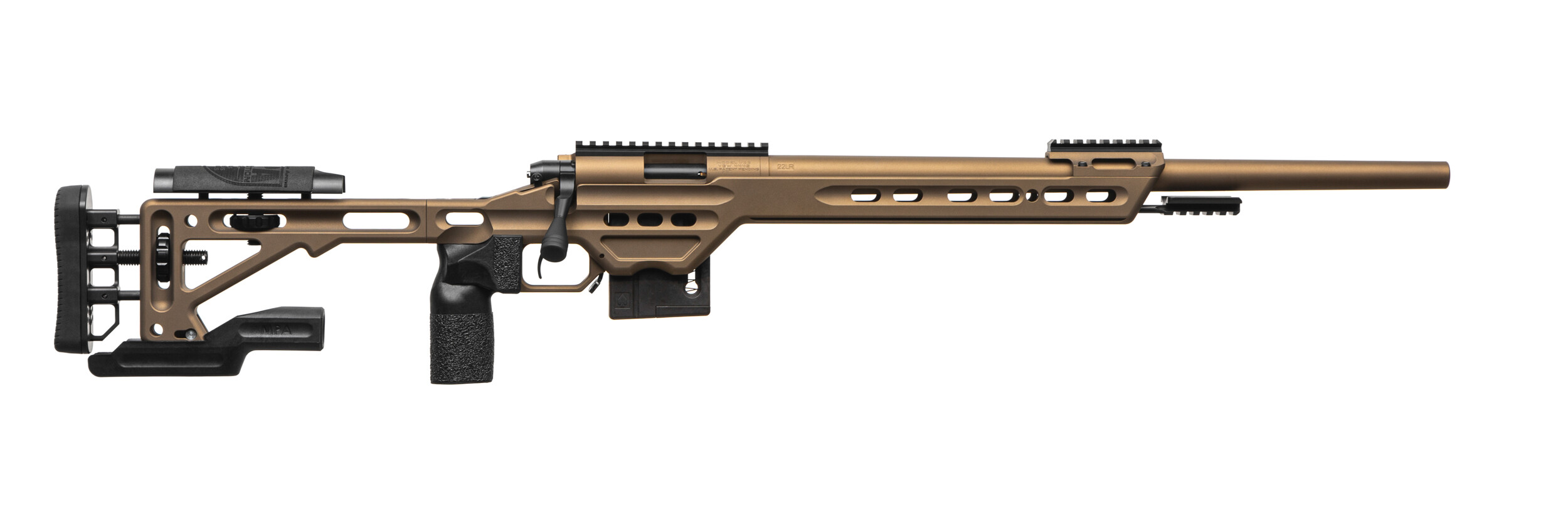 Карабін нарізний VUDOO V22 22LR RH BARRELED ACTION 22'' MTU BROWN MPA BA BROWN