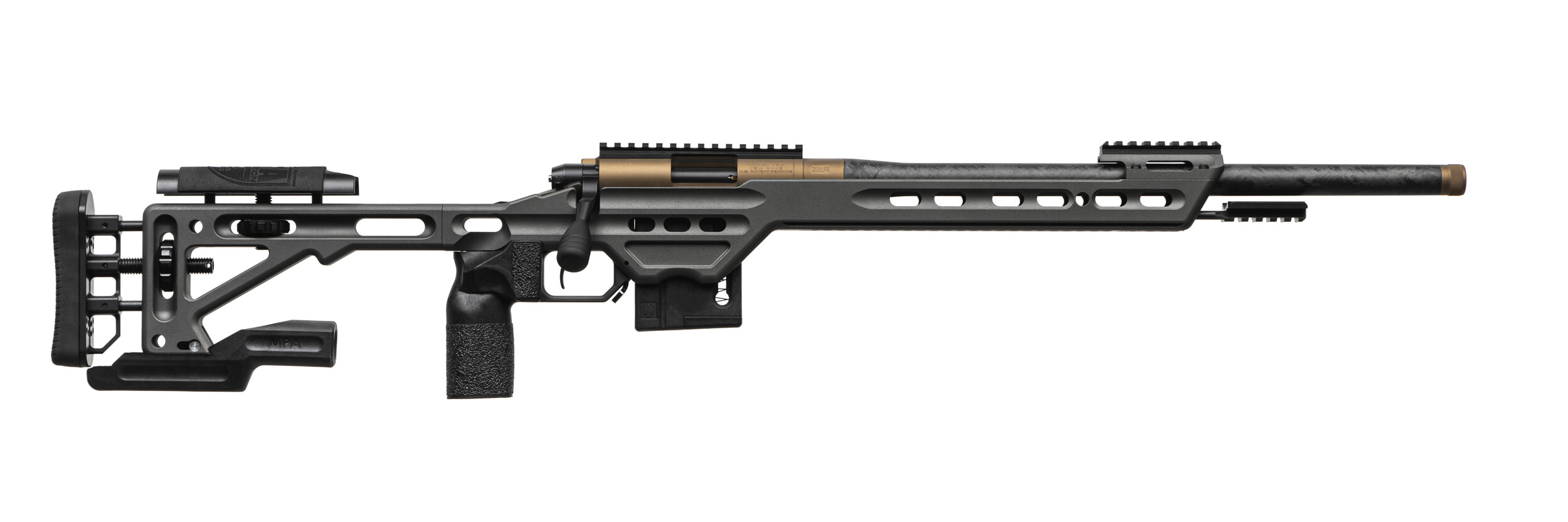 4448 Карабин нарезной VUDOO V22 RH BARELLED ACTION 20'' PROOF RESEARCH MPA BA GREY