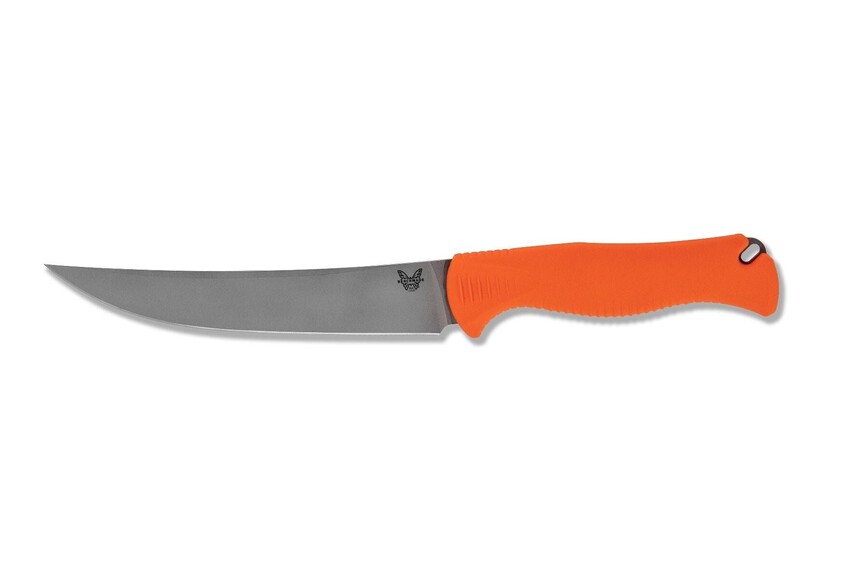 Benchmade "Meatcrafter", orange, santoprene. Фото 3