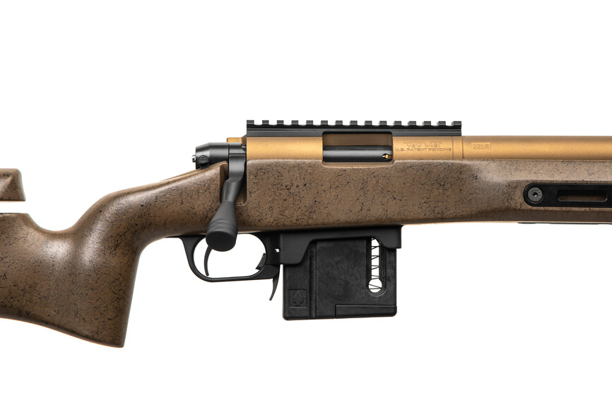 Карабін нарізний VUDOO V22 22LR BARRELED ACTION 20'' MTU BROWN RIDGEBACK BROWN. Фото 3