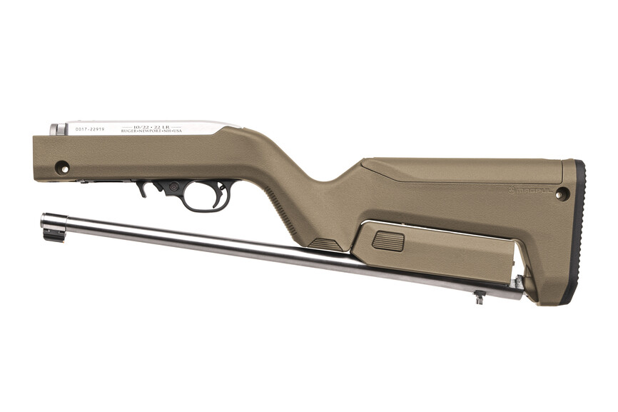 11100FDE Карабін мисливський RUGER "K10/22-TD" Synthetic, Stainless Steel 22LR Backpacker FDE. Фото 3