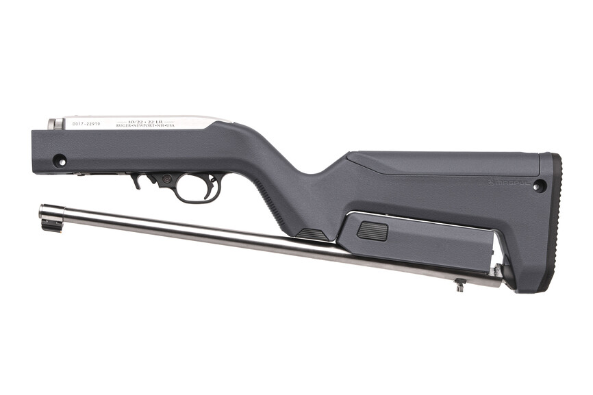 11100GRY Карабін мисливський RUGER "K10/22-TD" Synthetic, Stainless Steel 22LR Backpacker Grey. Фото 3