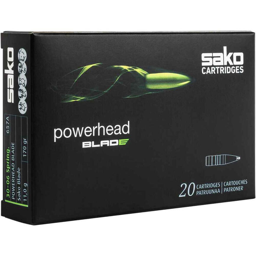 Набої нарізні Sako Powerhead Blade 30-06 Springfield 170Gr (11,02 г)