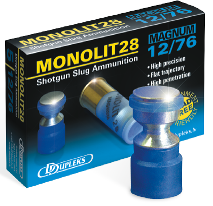 Набої мисливські DDupleks Monolit28 12/76 куля, 28.4 г