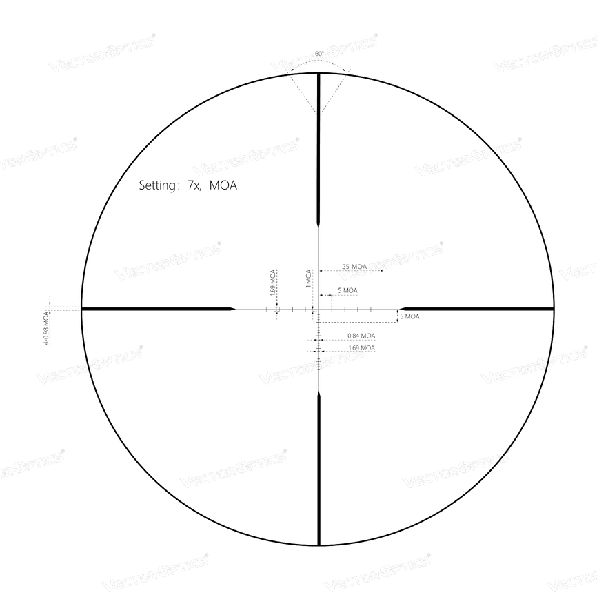 Приціл оптичний Vector Optics Matiz 2-7x32 (25,4 мм) SFP VOW-MOA. Фото 3