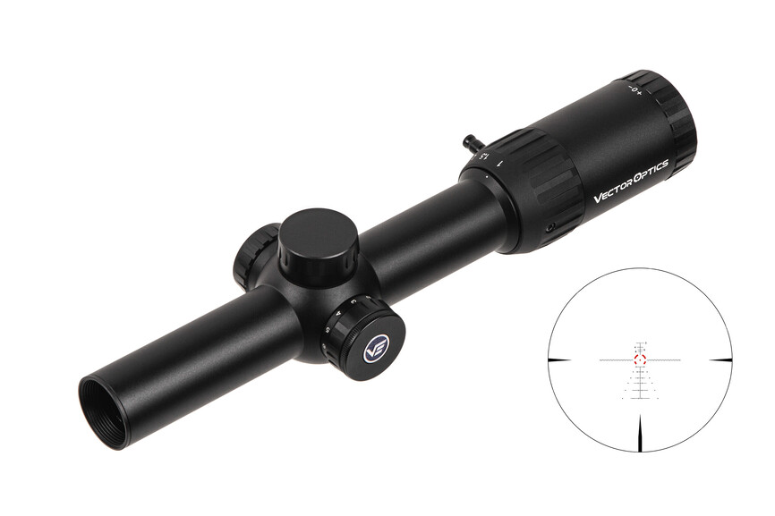 Приціл оптичний Vector Optics Constantine 1-10x24 (30 мм) illum. SFP