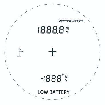 Лазерний далекомір Vector Optics Paragon 6x25 GenII 1850 м