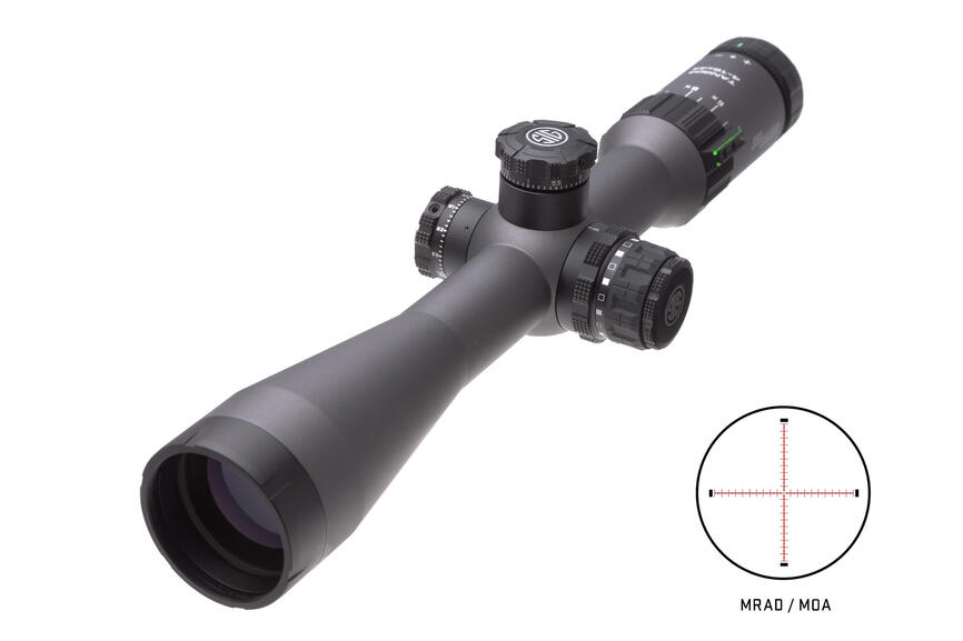 Приціл оптичний Sig Optics Tango 4 4-16x44mm, d.30mm, FFP, сітка MRAD з підсвічуванням Graphite