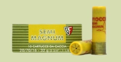 Набої мисливські Fiocchi "Semi Magnum PВ Nero" кал.20 №0, 32 г