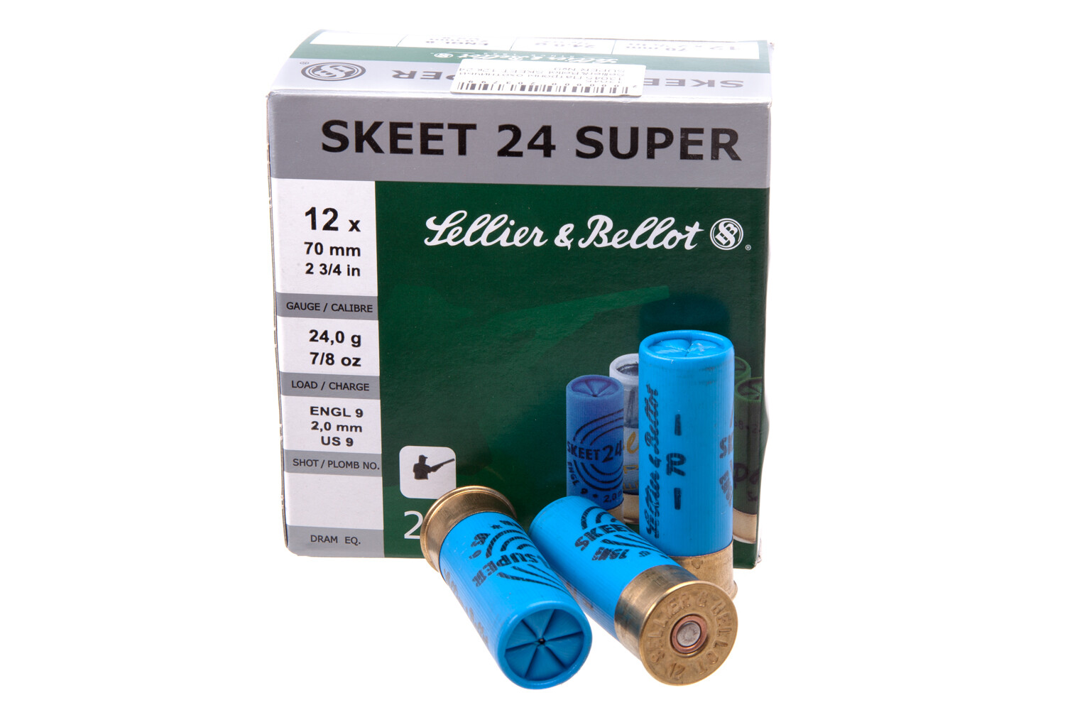 Патрон гладкоствольний "Sellier & Bellot SKEET 24 SUPER" кал.12 №9