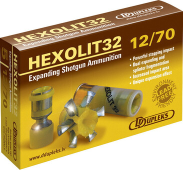 Патрон гладкоствольних DDupleks Hexolit32 12/70