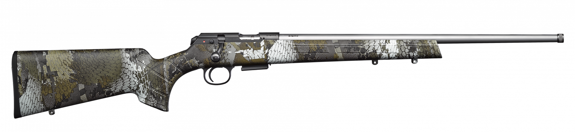 Карабін мисливський CZ457 STAINLESS кал.22LR 525 мм, 1/2x20 з 5-ти заряд. магазином