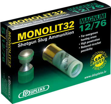Патрон гладкоствольних DDupleks Monolit32 12/76