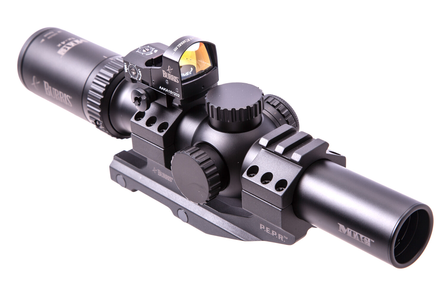 200437FF Приціл Burris M-Tac 1X-4X-24mm ILLUM Ball C / Q matte W / FF