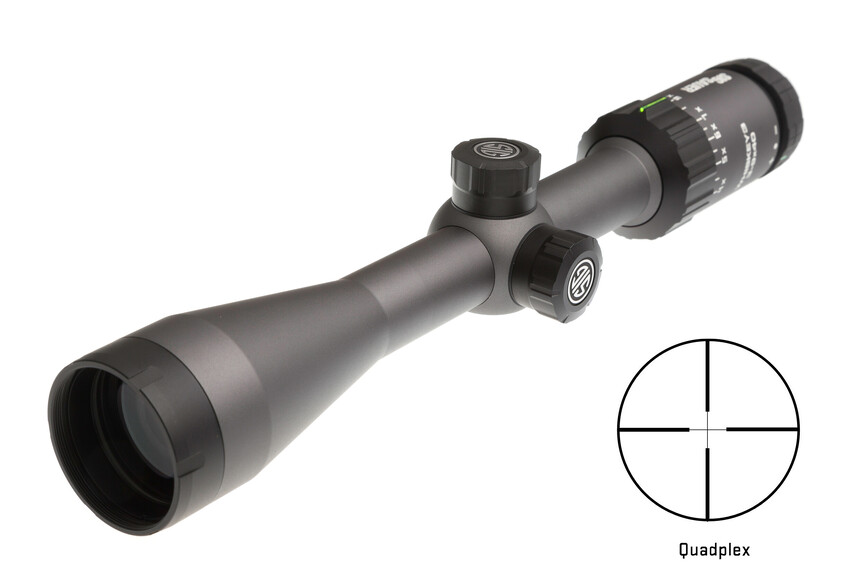 Приціл оптичний Sig Optics Whiskey 3 3-9x40mm Quadplex