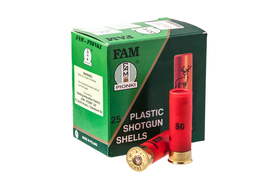 Набої мисливські Fam Buckshot SG кал.12 plastic (8,45mm)