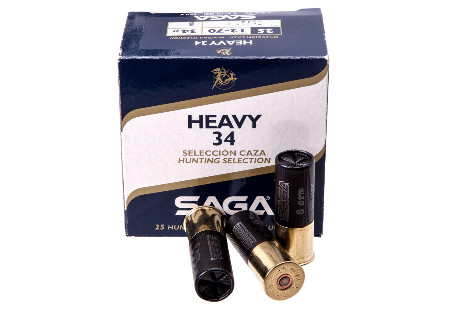 Набої мисливські SAGA Heavy кал.12 №1, 34 г
