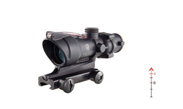 Приціл TRIJICON ACOG 4x32 Dual Illuminated Red Chevron  BAC NS