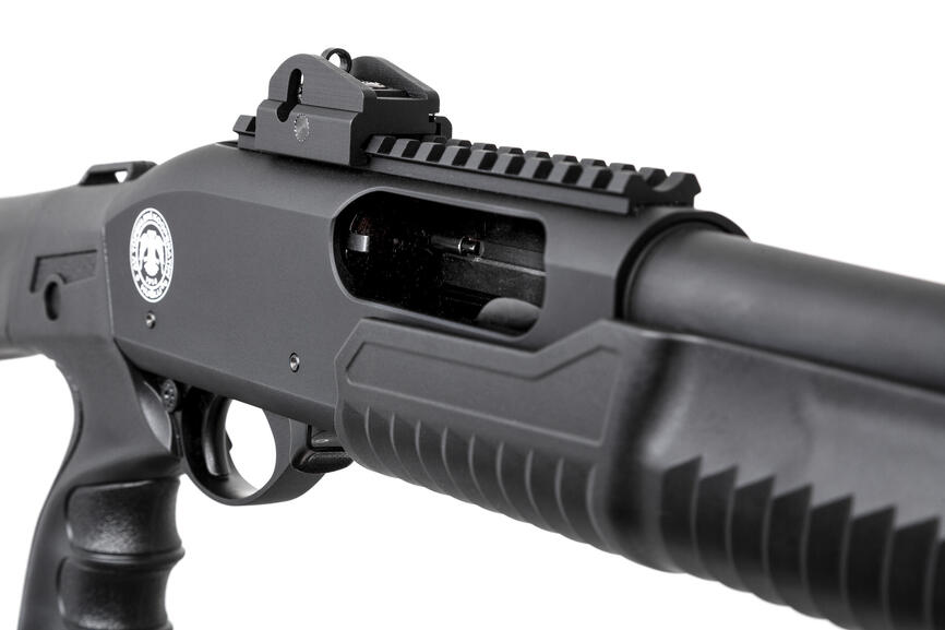ATROX Tactic Black Telescopic Stock 12/47 см Рушниця гладкоствольна Huglu 7+1 TR. Фото 2