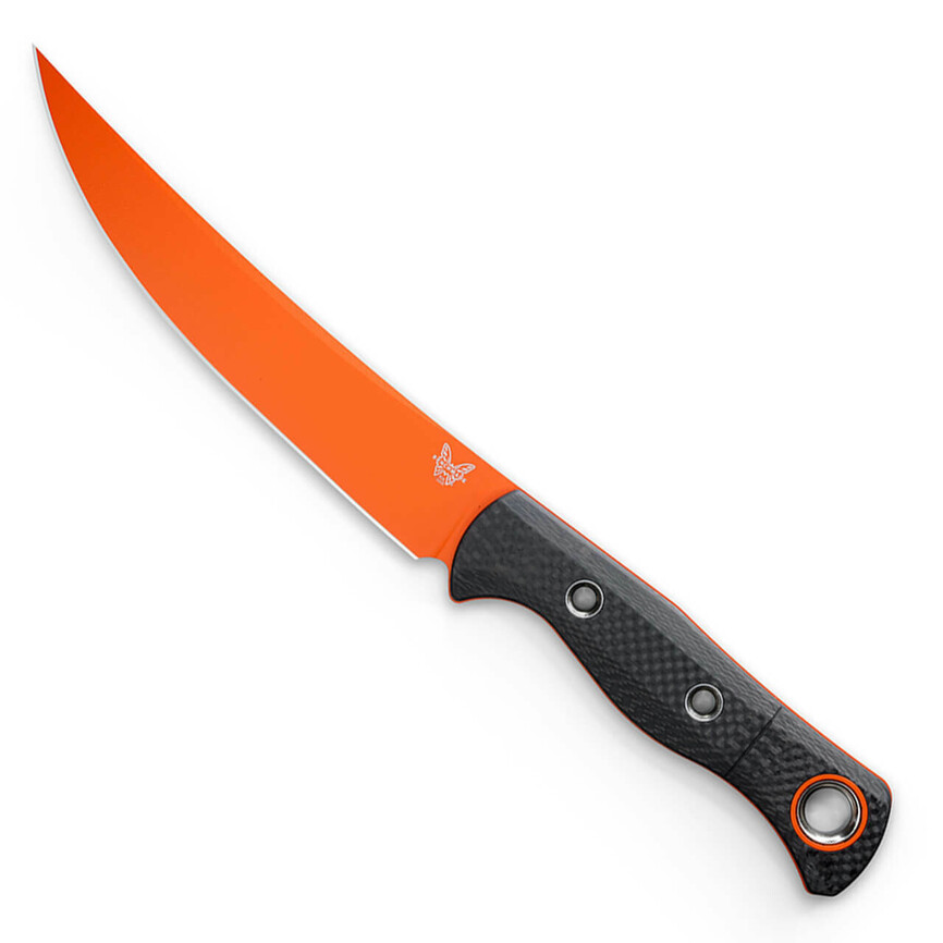 Ніж Benchmade "Meatcrafter", orange, CF. Фото 2
