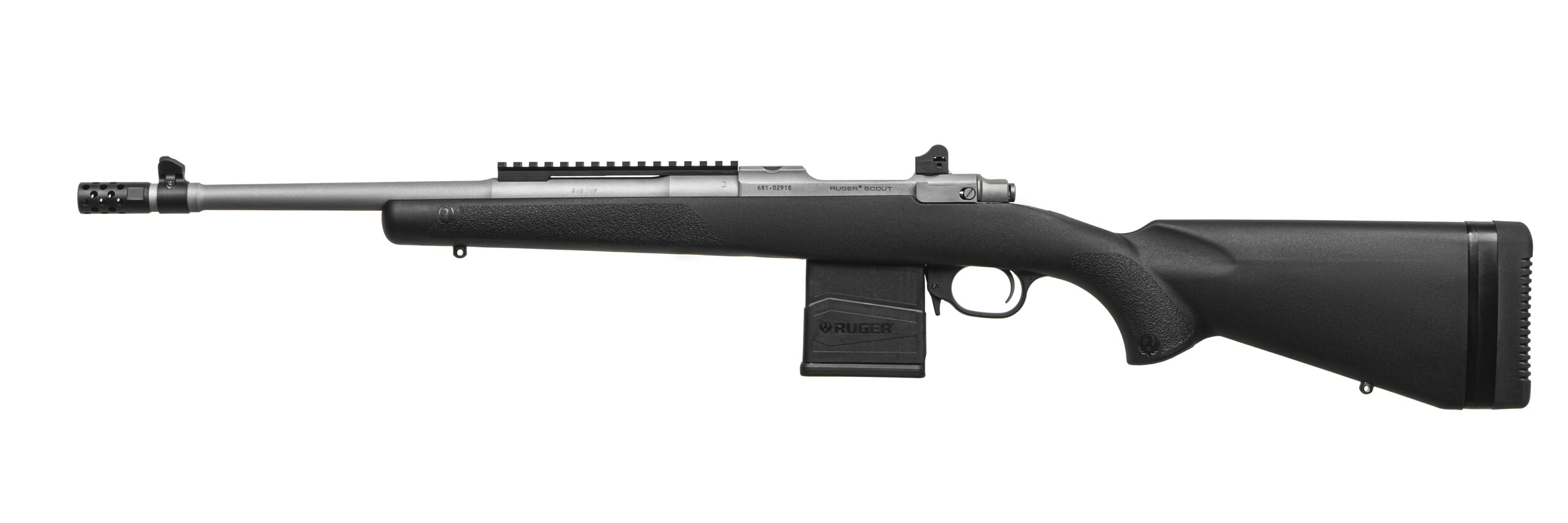 06829 Карабін нарізний Ruger Scout Rifle 308 WIN 16" Synt.. Фото 3