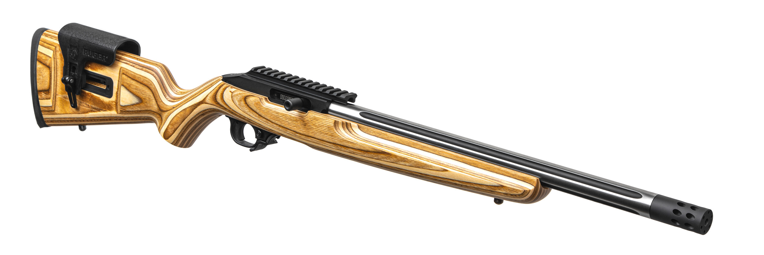 31127 Карабін нарізний RUGER "10/22" Competition Brown Stainless Steel. Фото 2