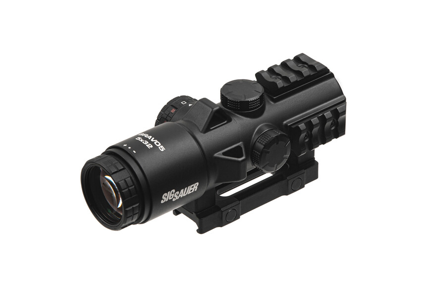 Приціл призматичний Sig Optics  BRAVO5 BATTLE SIGHT, 5X32MM HORSESHOE DOT ILLUM RETICLE. Фото 3