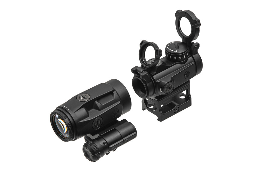 Комплект Sig Optics колiматор ROMEO-MSR 2 MOA RED DOT та магнiфер  JULIET3-MICRO 3X22MM. Фото 2