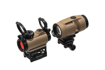 Комплект Sig Optics колiматор ROMEO-MSR 2 MOA та магнiфер JULIET3-MICRO 3X22MM  FDE