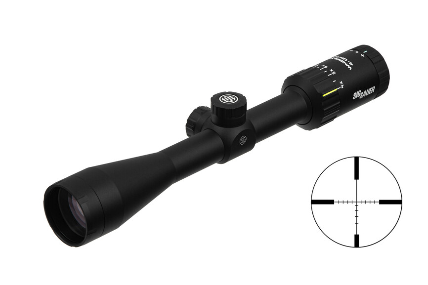 Приціл оптичний SIG Optics Whiskey 3 4-12x40 (25,4 мм) SFP, BDC-1 QUADPLEXEX
