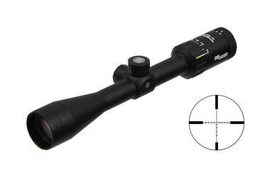 Приціл оптичний SIG Optics Whiskey 3 4-12x40 (25,4 мм) SFP, BDC-1 QUADPLEXEX