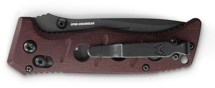 Ніж Benchmade "Sibert Mini Adamas", бордо, Limited. Фото 2
