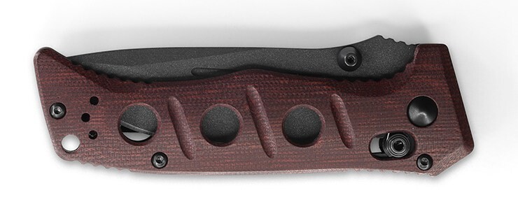 Ніж Benchmade "Sibert Mini Adamas", бордо, Limited. Фото 3
