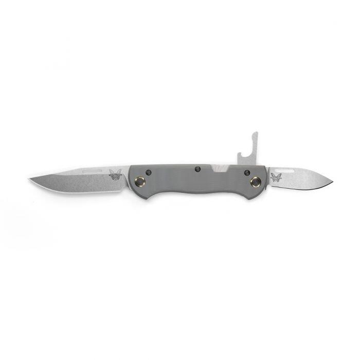 Ніж Benchmade "Weekender", 2 клинки, сірий. Фото 2