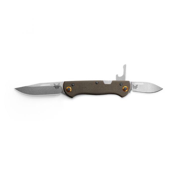 Ніж Benchmade "Weekender", 2 клинки, олива. Фото 3