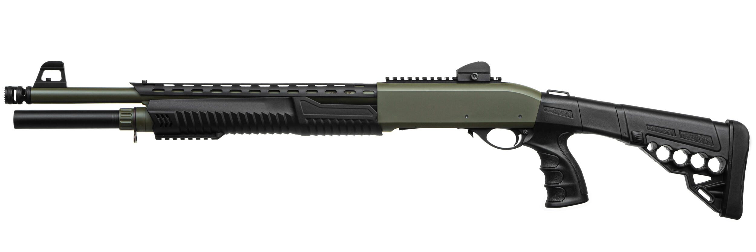 ATROX Tactic Plus Khaki Telescopic Stock 12/47 см Рушниця гладкоствольна Huglu 7+1. Фото 2