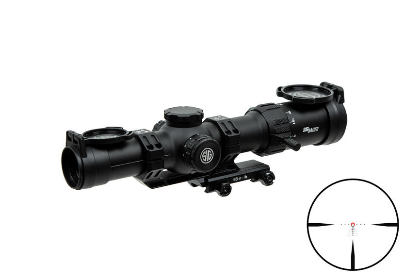 Приціл оптичний SIG Optics TANGO MSR 1-10X28MM, 34MM, SFP. Сітка MSR BDC10 з підсвічуванням