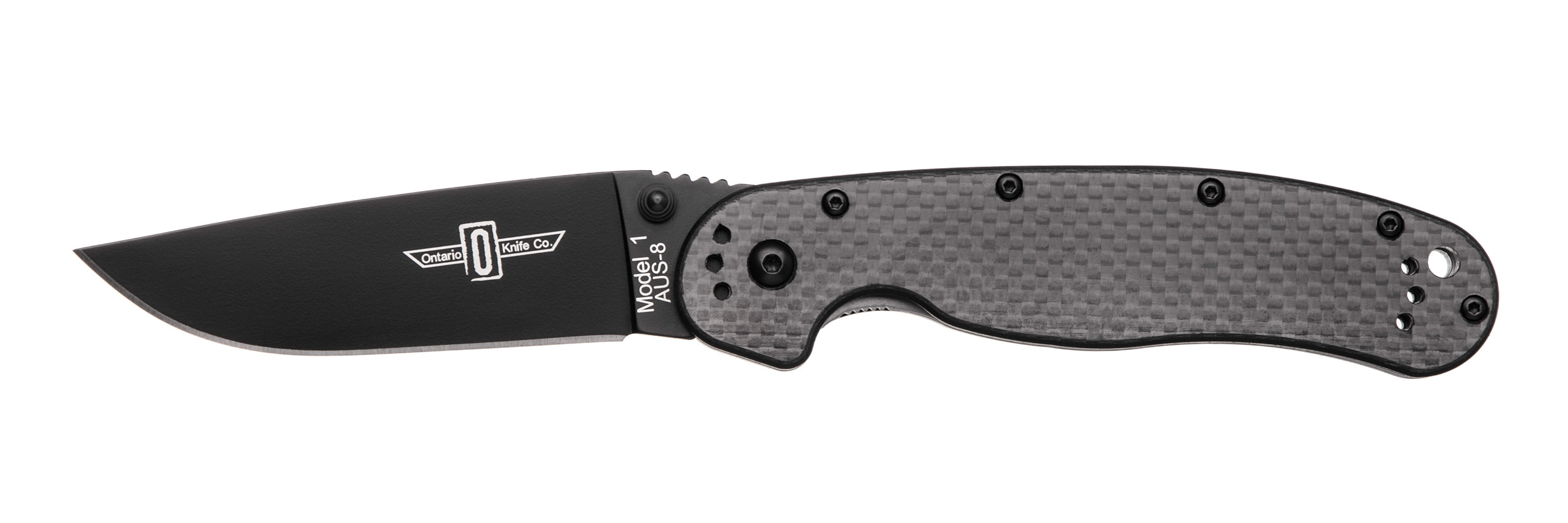 Нож Ontario RAT-1 Carbon Black