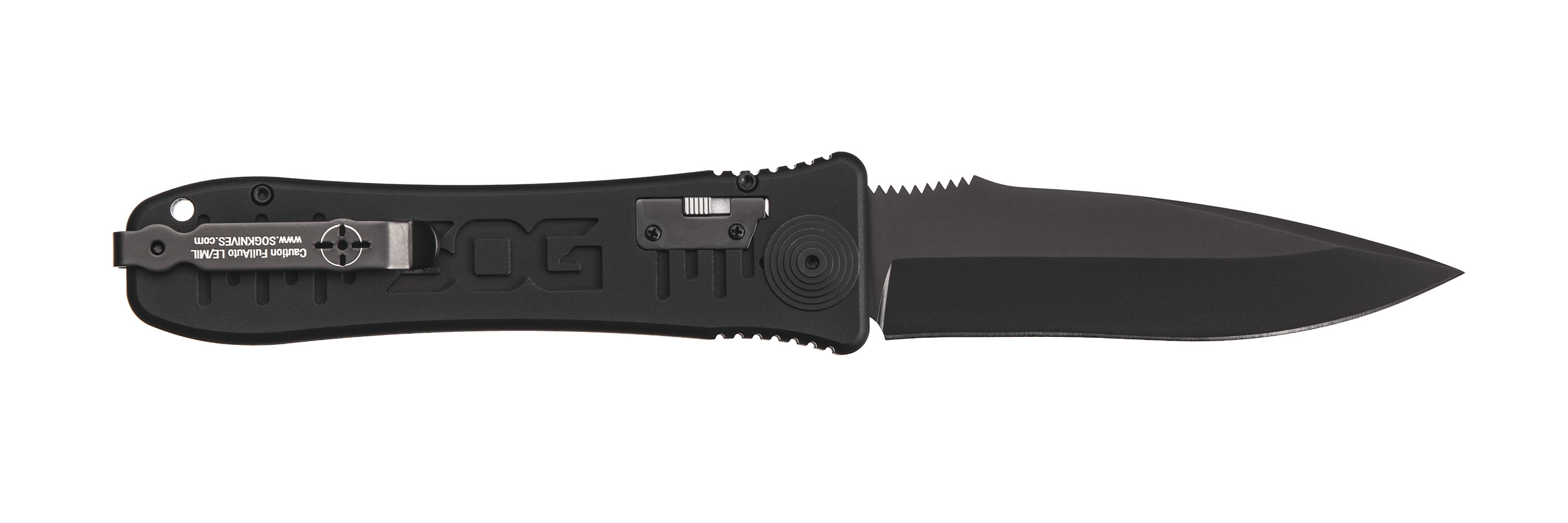 Ніж SOG Spec Elite II Auto Black TiNi. Фото 2