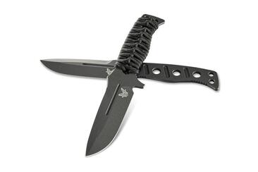 Ніж Benchmade"Sibert Adamas", фікс, паракорд, чорний