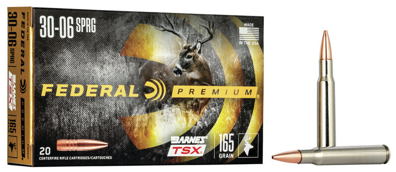 Патрон нарізний Federal 30-06 Springfield TSX 165GR (10,69 г)