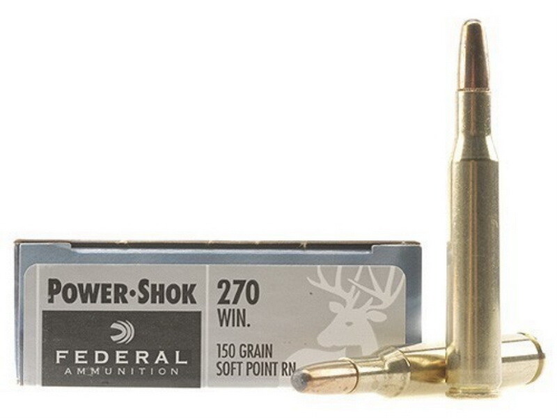 Патрон нарізний Federal Power-Shok 270 Win JSP 150Gr (9,72 г)