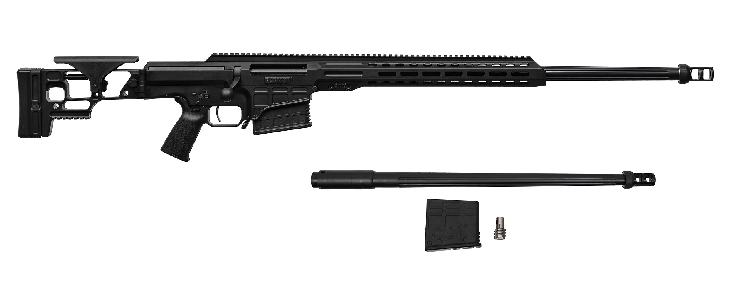 Карабін нарізний Barrett MRAD кал.338LM 26" чорний+ствол Barrett Coversion Kit кал.308 24"